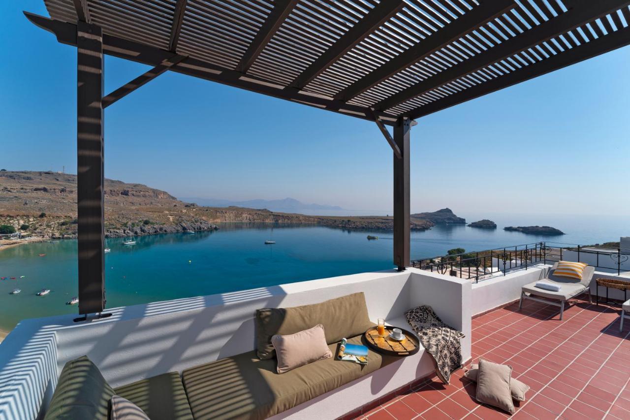 Maris Lindos Suites & Apartments Dış mekan fotoğraf