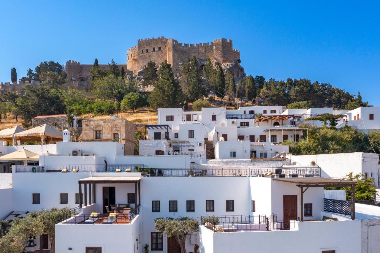 Maris Lindos Suites & Apartments Dış mekan fotoğraf